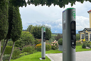 e-Ladestation im Wellnesshotel